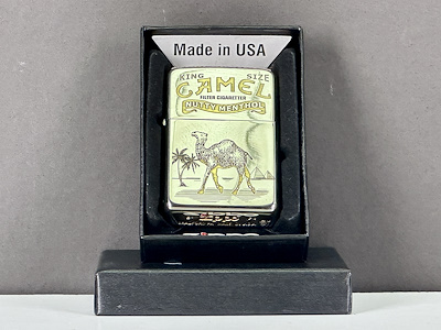 Zippo Camel Nutty Menthol Özel Tasarım Çakmak - Orijinal Kutusunda