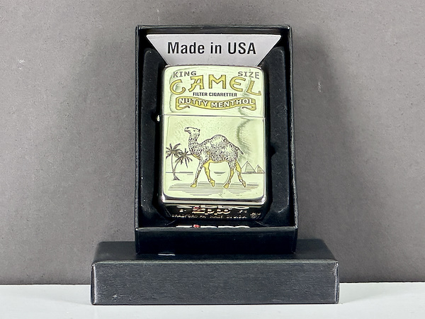 Zippo Camel Nutty Menthol Özel Tasarım Çakmak - Orijinal Kutusunda