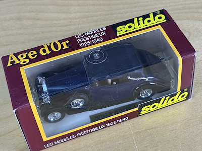 Solido Age d'or Serisi Fransa Üretimi - 1/43 Ölçekli 1939 Rolls