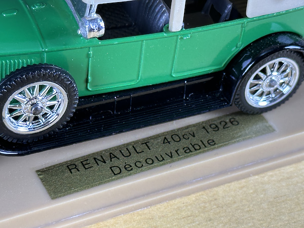 Solido Age d'or Serisi Fransa Üretimi - Renault 40CV 1926