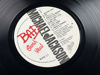 Michael Jackson - Bad - 1987 Güney Afrika - LP-Dunundunyasi.com