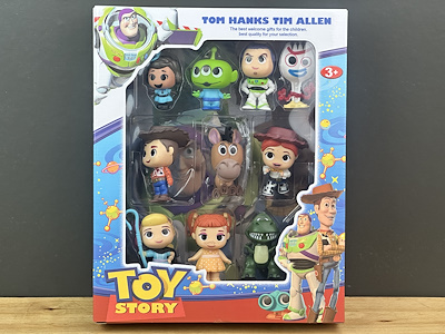 Vinylmation Toy Story 9インチ フィギュア Toy Story Temalı Woody, Buzz Lightyear, Jessie ve Rex 9'lu