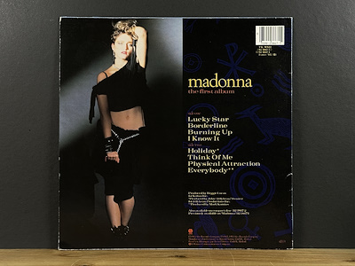 Madonna - The First Album - 1983 Almanya - LP-Dunundunyasi.com