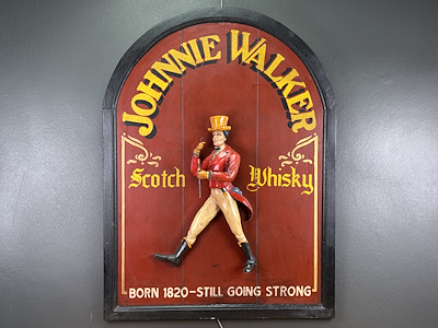 Johnnie Walker Scotch Whisky - Striding Man Figürlü Rölyef - El