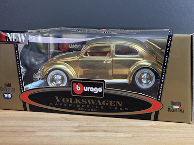 Bburago İmzalı İtalyan Üretim Gold Collection - Volkswagen Käfer