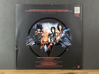 Mötley Crüe - Shout At The Devil - 1983 Almanya - LP-Dunundunyasi