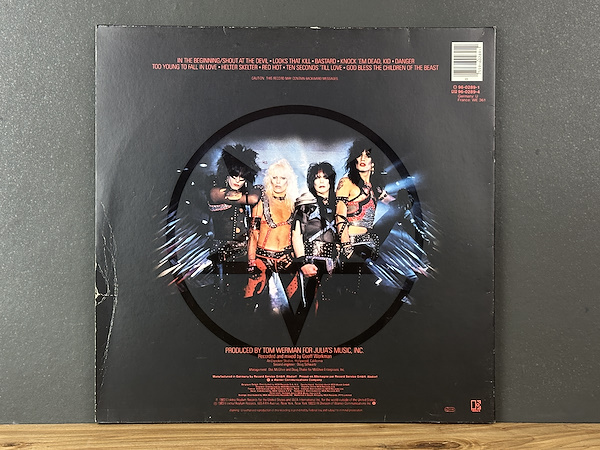 Mötley Crüe - Shout At The Devil - 1983 Almanya - LP-Dunundunyasi