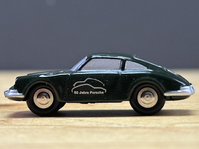 Schuco Damgalı Alman Piccolo - Porsche 911 Model Araba Orijinal