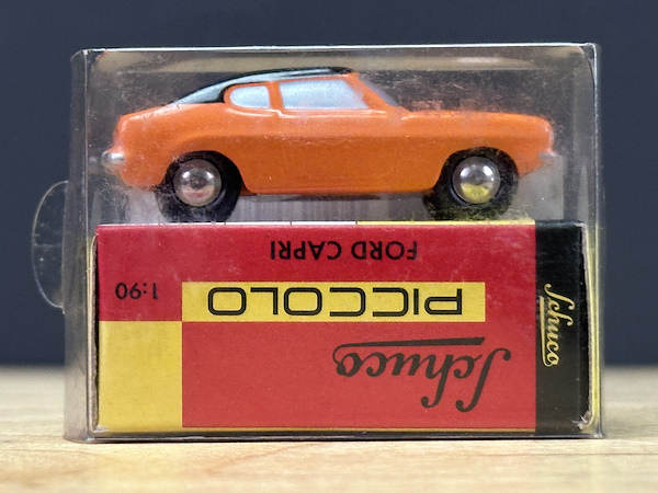 Schuco Damgalı Alman Piccolo - Ford Capri - 1:90 Ölçekli Diecast