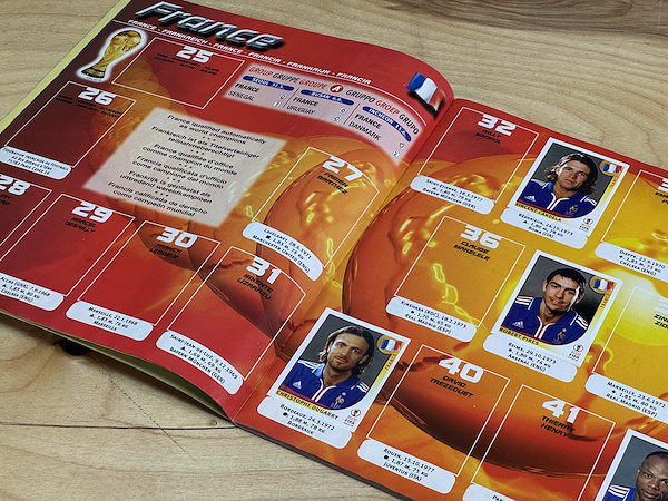 Panini 2002 FIFA World Cup Korea Japan Resmi Sticker Albümü