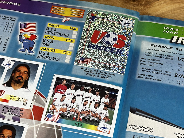 Panini FIFA World Cup France 98 Resmi Sticker Albümü - Kısmen Dolu