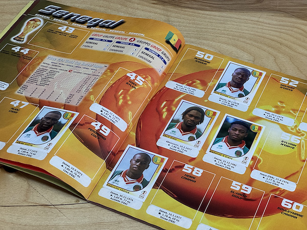 Panini 2002 FIFA World Cup Korea Japan Resmi Sticker Albümü