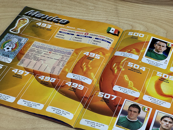 Panini 2002 FIFA World Cup Korea Japan Resmi Sticker Albümü