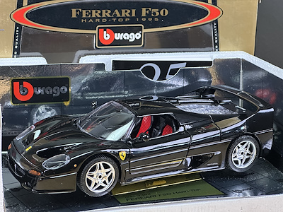 Ferrari F50 Hard-Top - Bburago Gold Collection İtalyan Üretim - 1