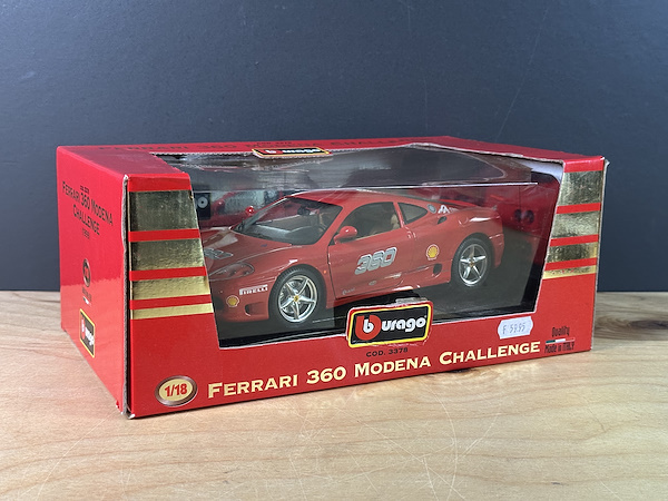 Ferrari 360 Modena Challenge - Bburago İtalyan Üretim - 1:18 Ölçek