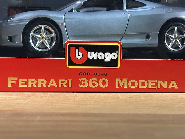 Ferrari 360 Modena - Bburago İtalyan Üretim - 1:18 Ölçek Diecast