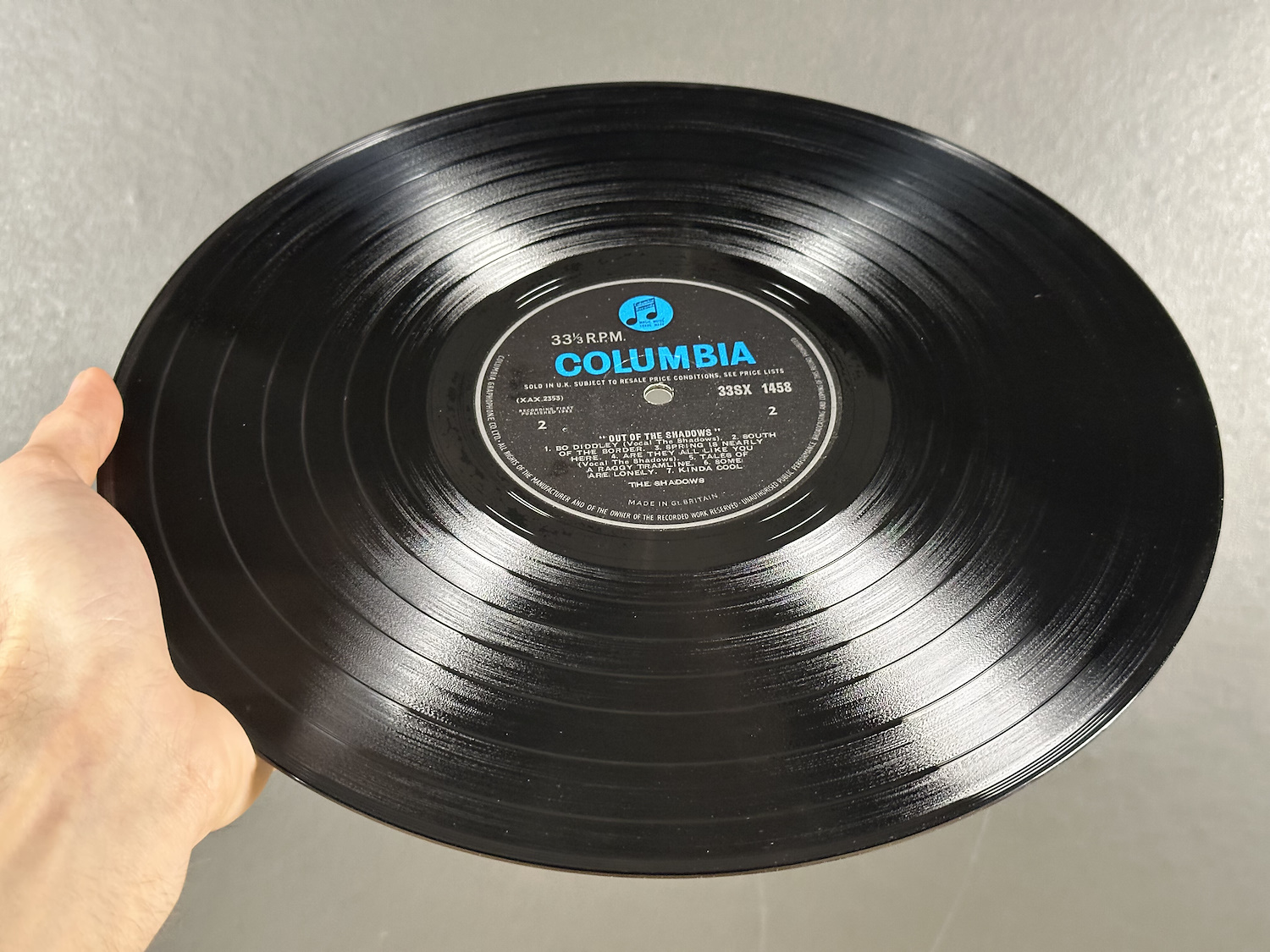 The Shadows - Out of the Shadows - 1962 İngiltere - LP