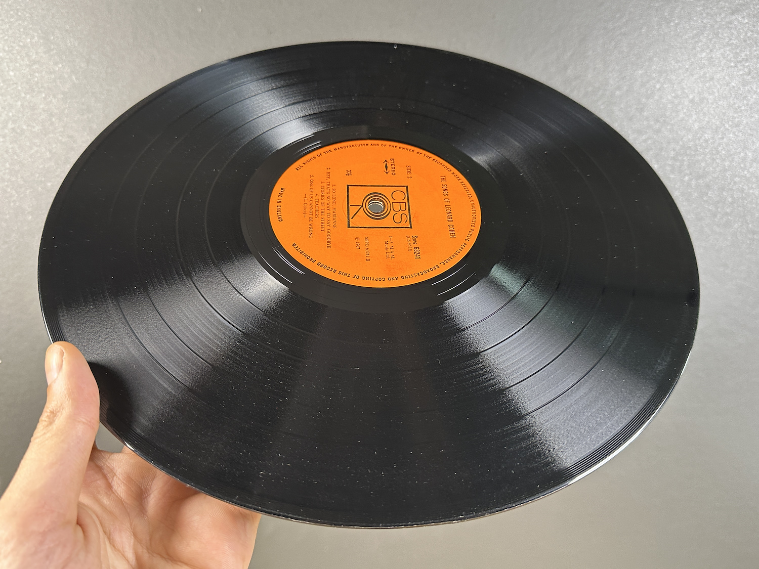 Leonard Cohen - The Songs of Leonard Cohen - 1967 İngiltere - LP