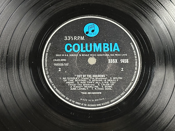 The Shadows - Out of the Shadows - 1962 İngiltere - LP