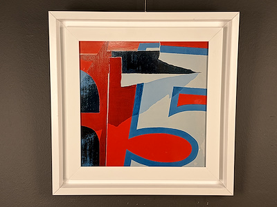 Walls 71-no:40 imzalı tablo — Baskı, 30×30 cm, 9.500 TL müzayede satışı