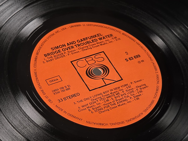 Simon and Garfunkel - Bridge Over Troubled Water - 1970 Almanya