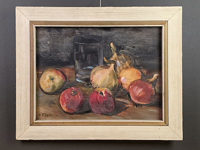 Duralit Üzerine imzalı tablo — Yağlı Boya, 51×41 cm, 2.000 TL müzayede satışı