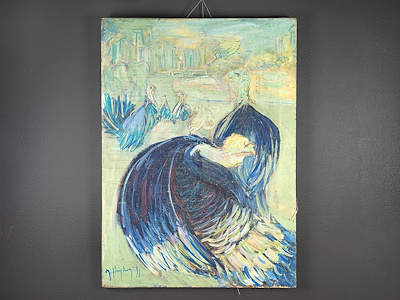 Mustafa Haykır imzalı tablo — Yağlı Boya, 70×50 cm, 2.500 TL müzayede satışı