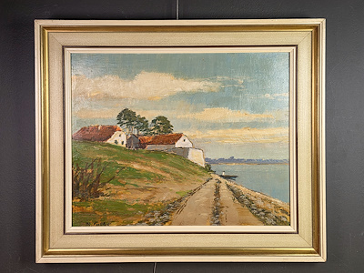 Duralit Üzerine imzalı tablo — Yağlı Boya, 63×53 cm, 1.600 TL müzayede satışı