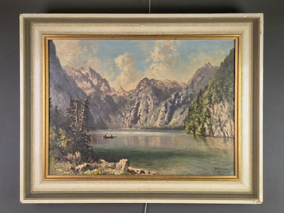 Hans Otto Kraus imzalı tablo — Yağlı Boya, 49×39 cm, 4.000 TL müzayede satışı