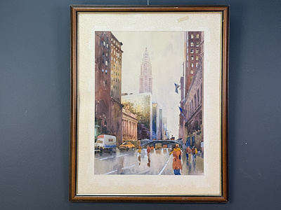 Roust Nour imzalı tablo — Sulu Boya, 48.5×61 cm, 1.200 TL müzayede satışı