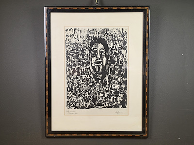 Otto Schliwinski imzalı tablo — Litografi, 48×62 cm, 7.500 TL müzayede satışı