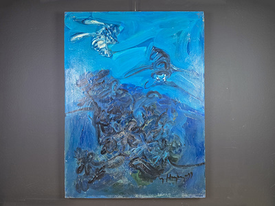 Mustafa Haykır imzalı tablo — Yağlı Boya, 60×82 cm, 3.500 TL müzayede satışı