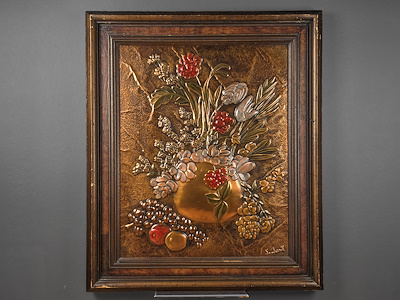 S. Barik imzalı tablo — 54×64 cm, 5.250 TL müzayede satışı
