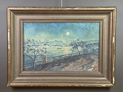 Zanella R. imzalı tablo — Yağlı Boya, 52×38 cm, 1.000 TL müzayede satışı