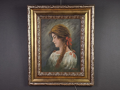 Duralit Üzerine imzalı tablo — Yağlı Boya, 49×39 cm, 4.000 TL müzayede satışı