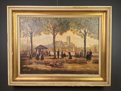 Tuval Üzerine imzalı tablo — Yağlı Boya, 66×50 cm, 9.500 TL müzayede satışı