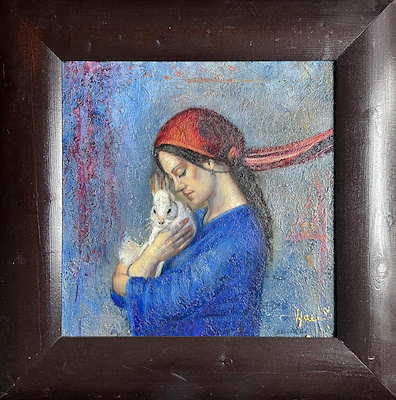 Hakan Yaşar imzalı tablo — Yağlı Boya, 50×50 cm, 75.000 TL müzayede satışı