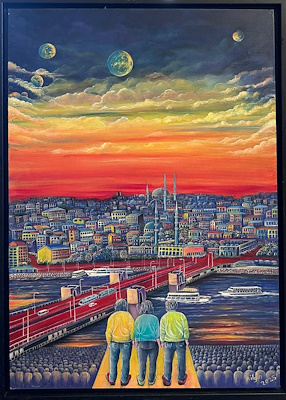 Bilgin Çelik imzalı tablo — Yağlı Boya, 100×80 cm, 10.000 TL müzayede satışı