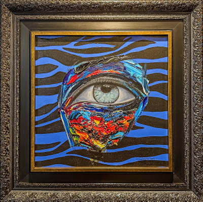 Züleyha İnan imzalı tablo — Yağlı Boya, 60×60 cm, 12.000 TL müzayede satışı