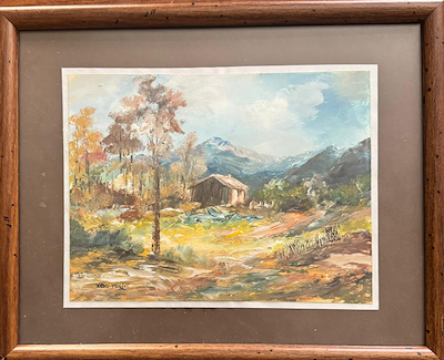 Zeki Yeğin imzalı tablo — Yağlı Boya, 16×20 cm, 4.000 TL müzayede satışı
