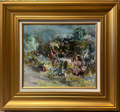 Hasan Kavruk imzalı tablo — Yağlı Boya, 30×35 cm, 22.000 TL müzayede satışı