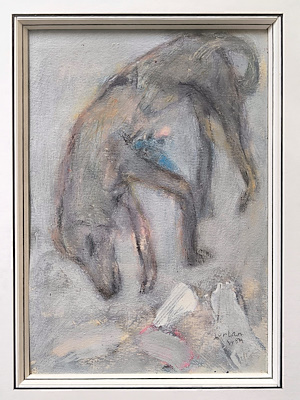 Burhan Uygur imzalı tablo — Pastel Boya, 18×13 cm, 155.000 TL müzayede satışı