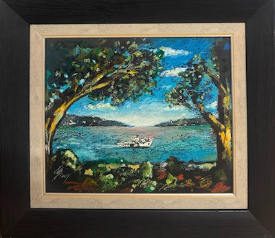 Orhan imzalı tablo — Yağlı Boya, 28.5×35 cm, 19.000 TL müzayede satışı