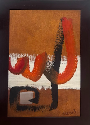 Fiko imzalı tablo — Yağlı Boya, 50×35 cm, 5.000 TL müzayede satışı