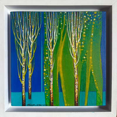 Atilla Atar imzalı tablo — Akrilik Boya, 23.5×23.5 cm, 24.500 TL müzayede satışı