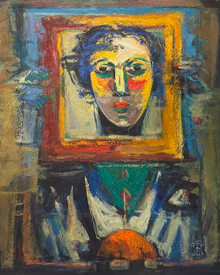 Ebulfez Ferecoğlu imzalı tablo — Yağlı Boya, 88×66 cm, 85.000 TL müzayede satışı
