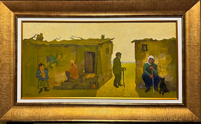 Halis Karakurt imzalı tablo — Yağlı Boya, 35×70 cm, 32.500 TL müzayede satışı