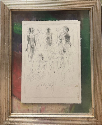 Yusuf Ziya imzalı tablo — 33×24 cm, 7.000 TL müzayede satışı