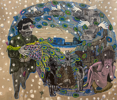 Ümit Yiğit imzalı tablo — Yağlı Boya, 110×130 cm, 32.000 TL müzayede satışı