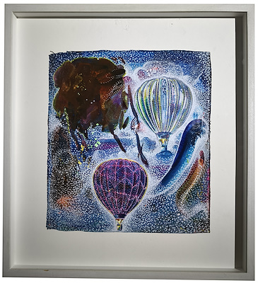 Barış Sarıbaş imzalı tablo — Yağlı Boya, 30×34 cm, 24.000 TL müzayede satışı